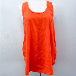 H&M Orange Sleeveless Top - Size 8